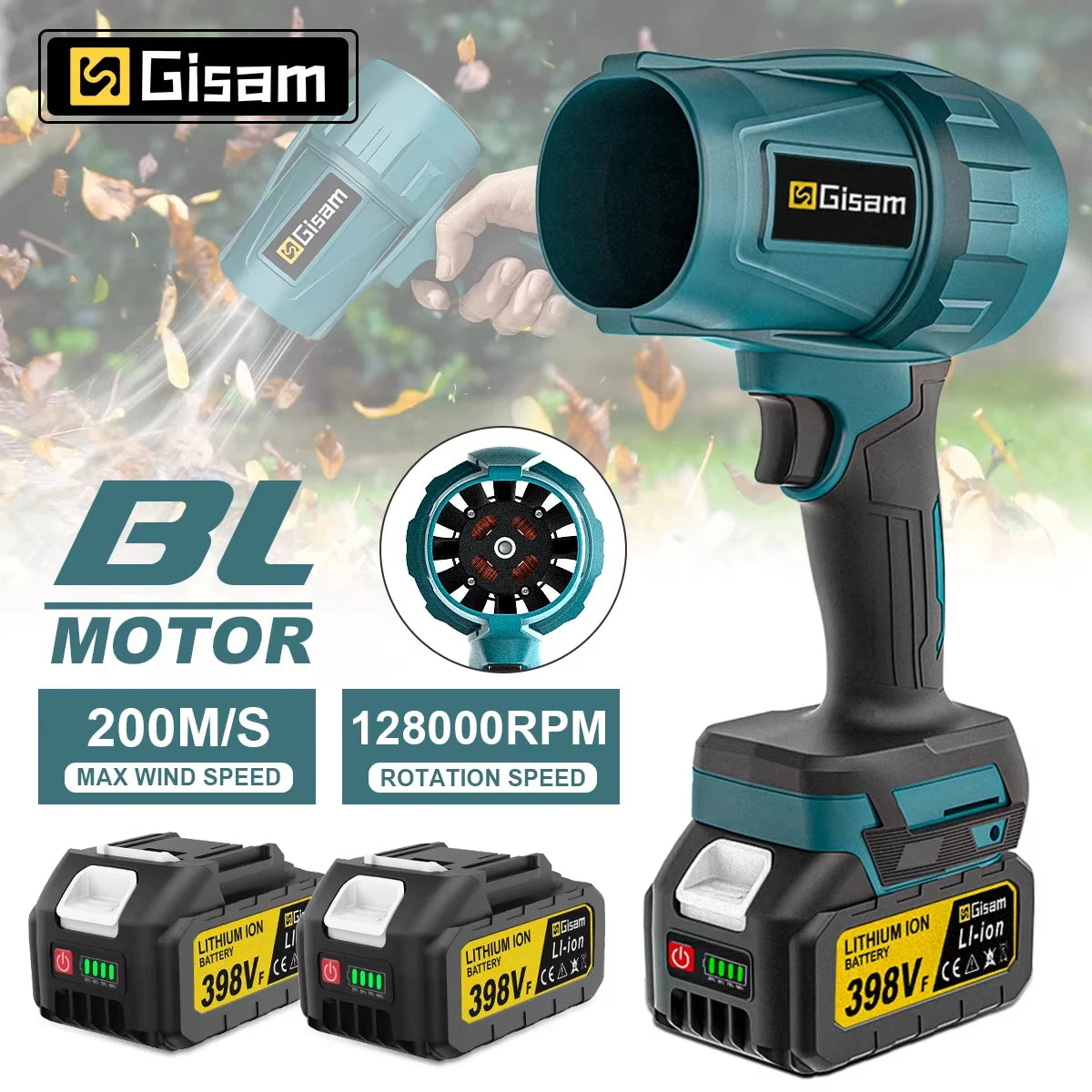 Dmuchawa powietrza 200M/S turbo 1500W